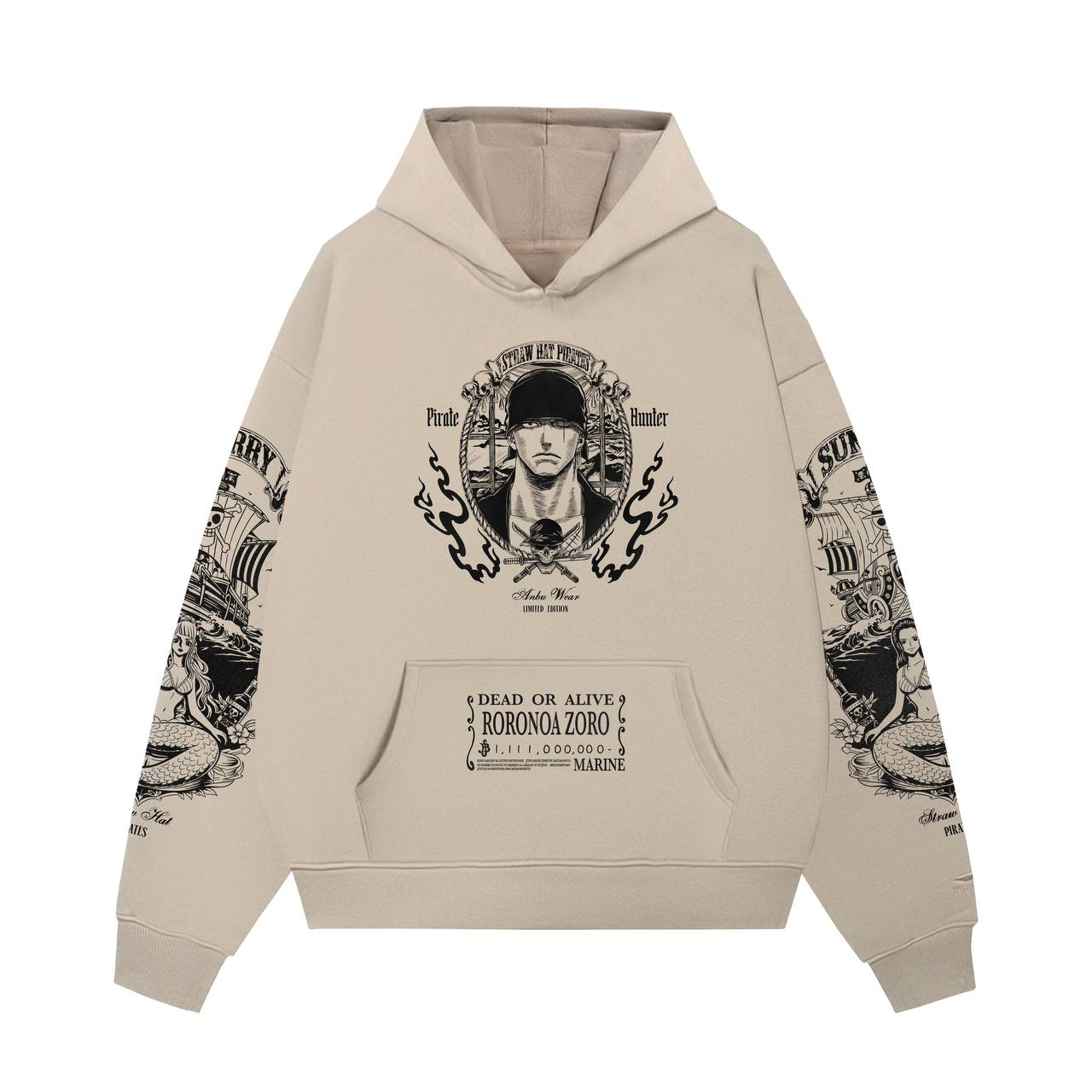 Худи /  PIRATE HUNTER v2 BEIGE
